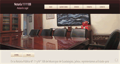 Desktop Screenshot of notaria11.com
