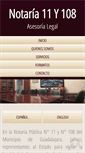 Mobile Screenshot of notaria11.com